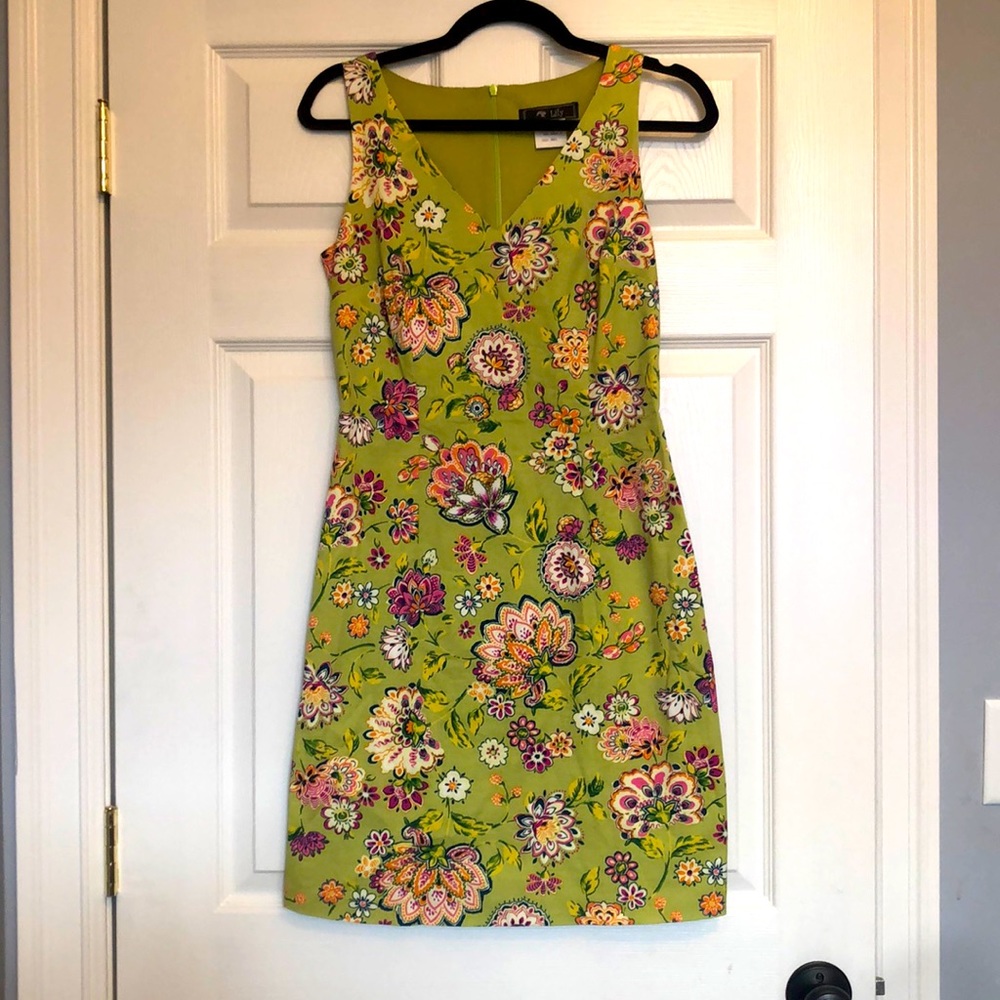 Green Floral Dress